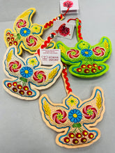 Load image into Gallery viewer, “ Kozhna Zmozhe" machine embroidered Bird keychains . Handmade in Ukraine