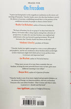 Load image into Gallery viewer, On Freedom Timothy Snyder