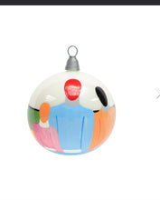 Load image into Gallery viewer, Kazimir Malevich individual hand painted glass Christmas ornaments, made in Ukraine  by Grono Shop