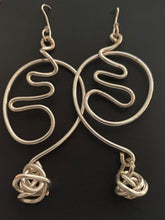 Load image into Gallery viewer, New ! Tania Snihur silver sculptural earrings