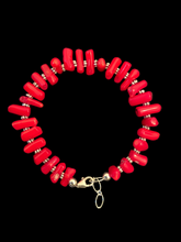 Load image into Gallery viewer, Nina Lapchyk 6.5" coral bracelets