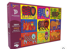 Load image into Gallery viewer, Ukrainian Puzzles 1000 pc Beasts by Prymachenko puzzle.Made in Ukraine