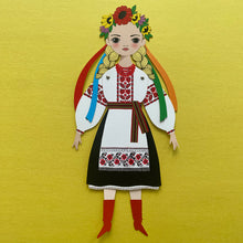 Load image into Gallery viewer, A Ukrainian Paper Doll of Unusual Kind