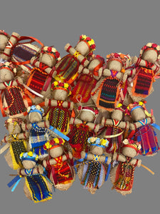 6" Motanka Doll of Burlap with Vinok as hanging ornament from Bakhmut Creative  Workshop