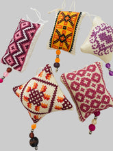 Load image into Gallery viewer, Embroidered Hanging Ornaments with jewels, beads,tassels
