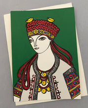 Load image into Gallery viewer, Slava Gerulak Ukrainian Folk Wedding Costumes, Individual note cards

