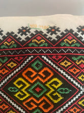 Load image into Gallery viewer, Embroidered Vintage Nyzynka Pillow   14 1/2&quot; x 14 1/2&quot;
