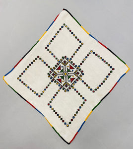 Embroidered  Vintage Servetka   16" x 17"