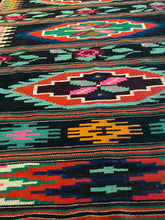 Load image into Gallery viewer, Woven oversized Vintage wool Lizhnyk  80"  x 53"
