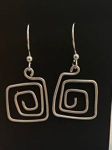 New ! Tania Snihur silver sculptural earrings