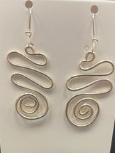 Load image into Gallery viewer, New! Tania Snihur silver sculptural earrings
