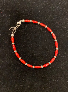 Nina Lapchyk 6.5" coral bracelets