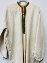 Load image into Gallery viewer, Men&#39;s Vintage Embroidered long shirt/tunic of Heavy linen    style # 999
