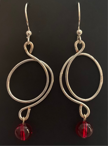 New ! Tania Snihur silver sculptural earrings