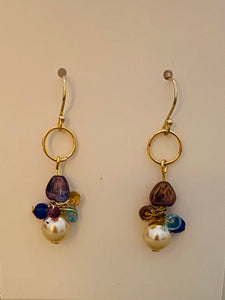 New ! Tania Snihur gold jewelry earrings