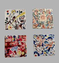 Load image into Gallery viewer, Village to Modern - Maria Siniakova  paper coasters    Set of 8
