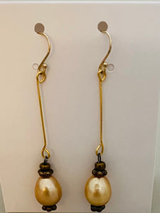 New ! Tania Snihur gold jewelry earrings