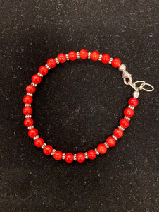 Nina Lapchyk 6.5" coral bracelets