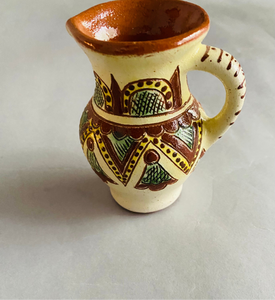 Hutsul Ceramics  3" Kosiv ceramic vase    style #15