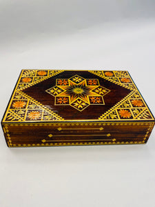 Wooden inlaid decorative Cassetka # 17