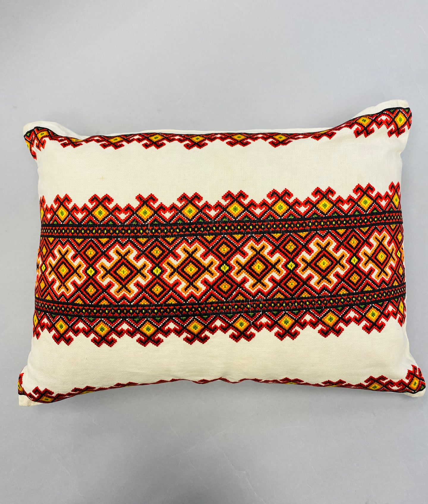 Embroidered  Vintage Pillow  16