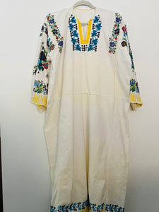 Vintage Womens  Bead Embroidered Dress   #245