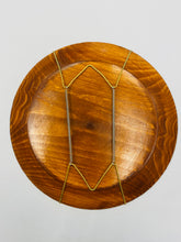 Load image into Gallery viewer, Wooden Plate Carved    9” in diameter style#19
