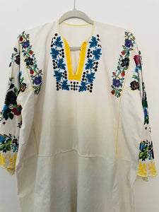 Vintage Womens  Bead Embroidered Dress   #245