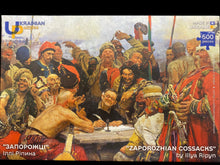 Load image into Gallery viewer, Ukrainian Puzzles  500 pcs "Zaporozhian Cossacks"  by Illya Ripyn
