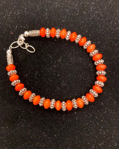 Nina Lapchyk 6.5" coral bracelets