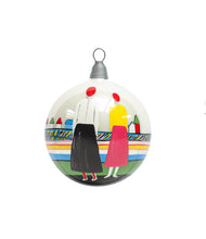 Load image into Gallery viewer, Kazimir Malevich individual hand painted glass Christmas ornaments, made in Ukraine  by Grono Shop
