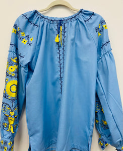 Blouse Embroidered Womens    #386