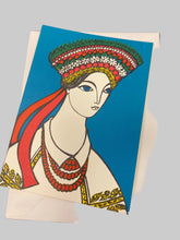 Load image into Gallery viewer, Slava Gerulak Ukrainian Folk Wedding Costumes, Individual note cards

