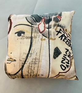 Ola Rondiak 15” x 15” printed pillow