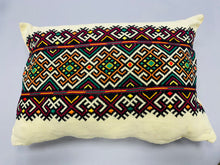 Load image into Gallery viewer, Embroidered  Vintage Pillow   20” x 14” oversized
