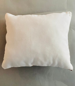 Embroidered  Vintage Pillow    15” x 13”