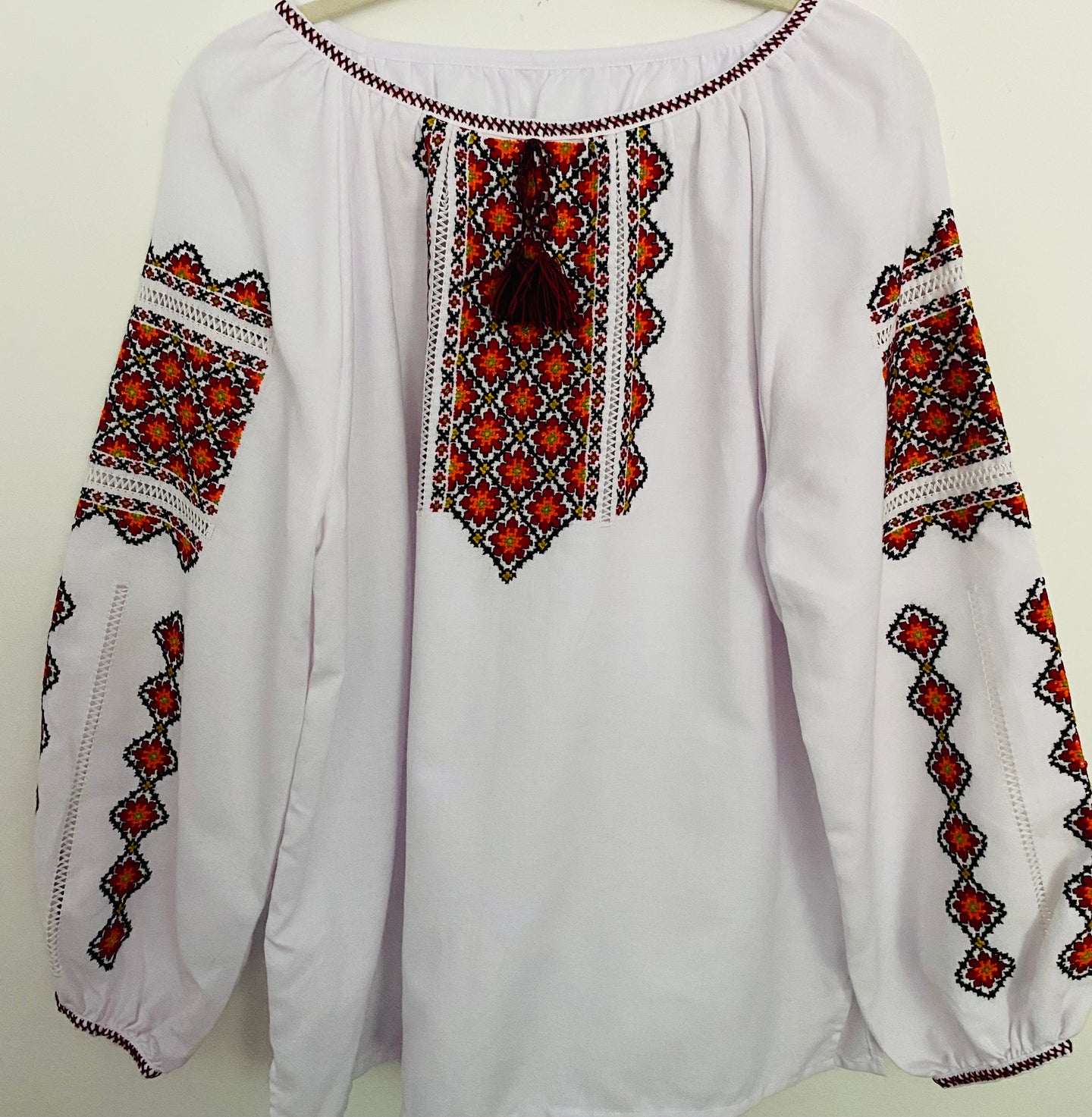 Blouse Embroidered Womens #385