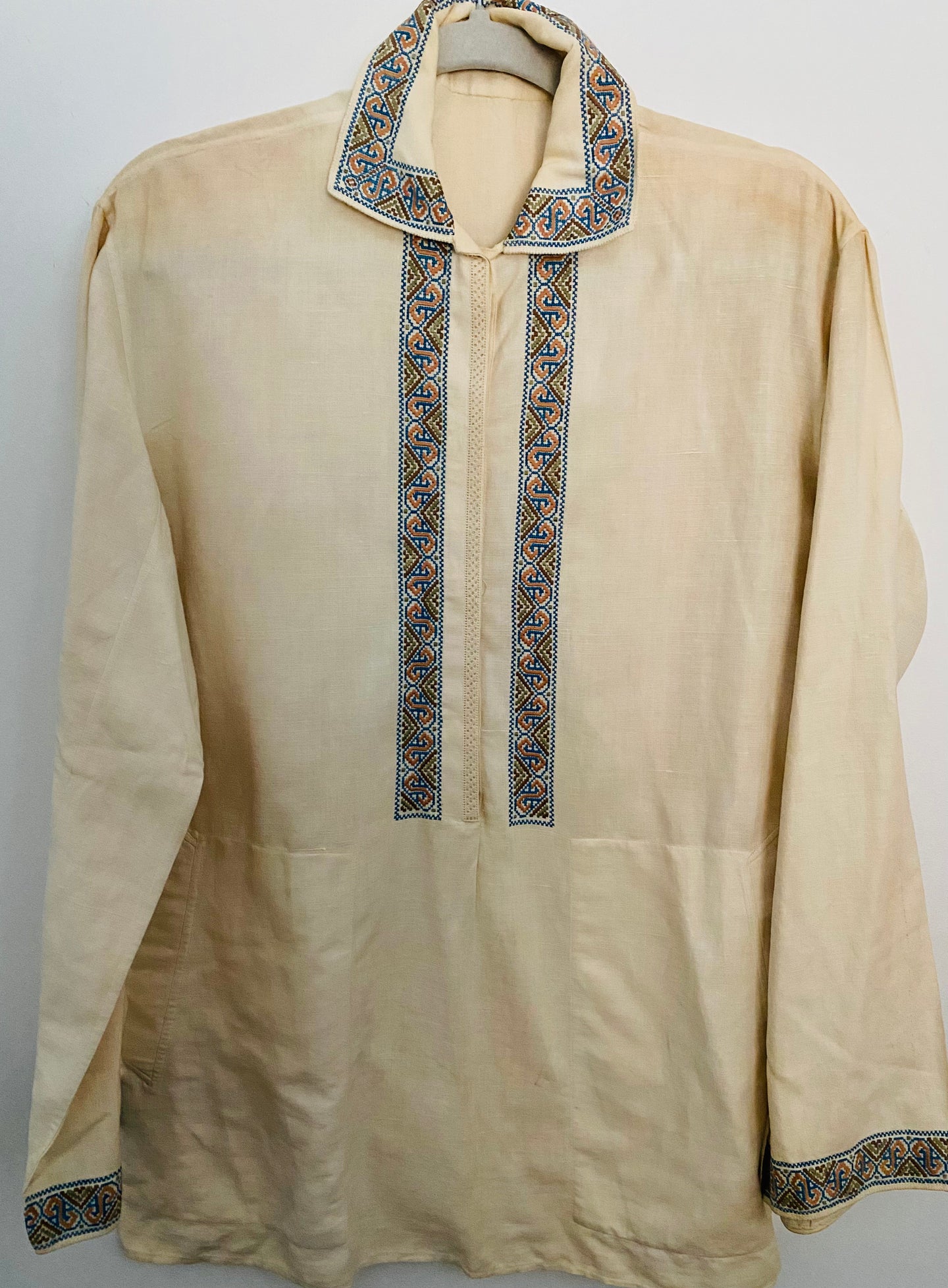 Men's Vintage Embroidered  Shirt  # 825