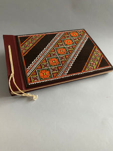 Wooden carved, painted Photo album