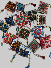 Load image into Gallery viewer, Embroidered Hanging Ornaments with jewels, beads,tassels
