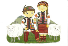 Load image into Gallery viewer, Adrianna Bamber 4 Card sets of Ukrainian  couple &quot;Molodyata&quot;
