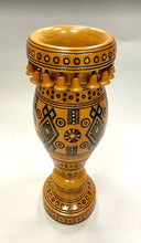 Load image into Gallery viewer, Carved Vase inlaid with mother of pearl,beads #11
