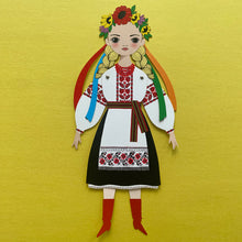 Load image into Gallery viewer, A Ukrainian Paper Doll of Unusual Kind
