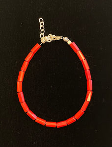 Nina Lapchyk 6.5" coral bracelets