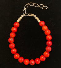 Load image into Gallery viewer, Nina Lapchyk 6.5&quot; coral bracelets
