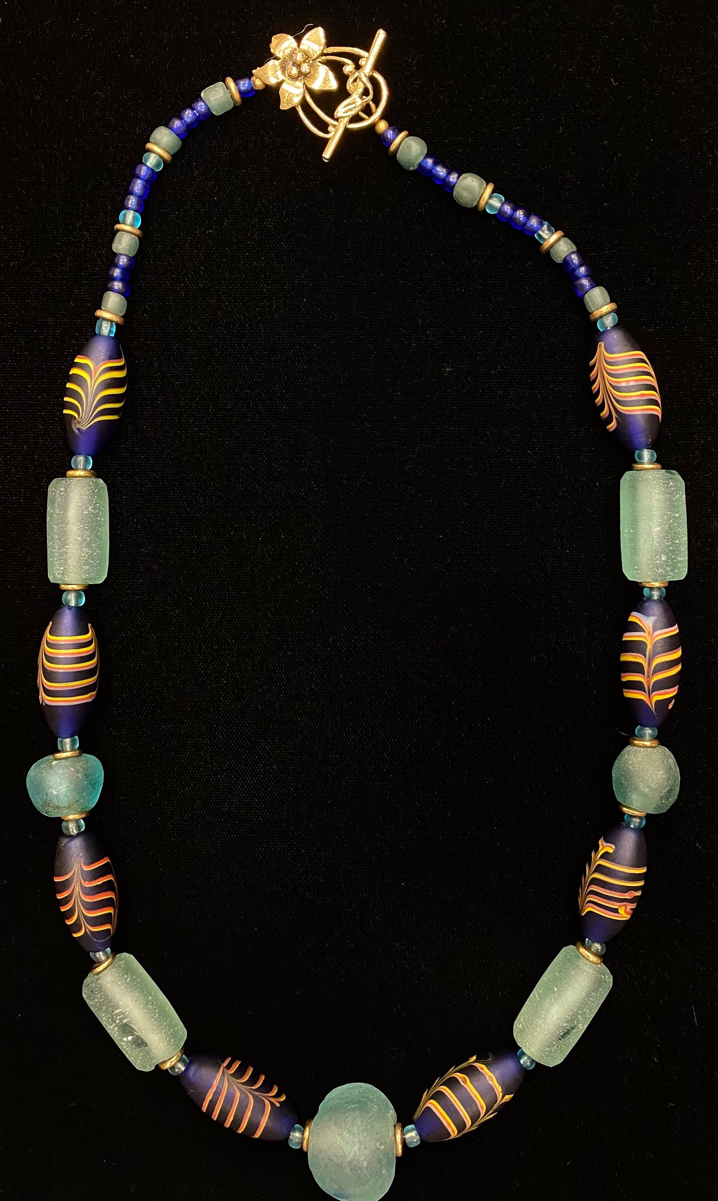 Tania Snihur Jewelry Blue Necklace #107