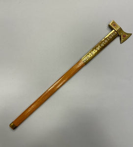 Wooden Carved Decorative Sokyra with brass topper  $50