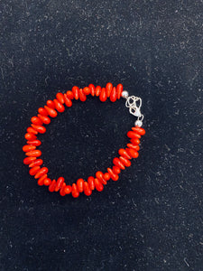 Nina Lapchyk 6.5" coral bracelets