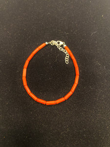 Nina Lapchyk 6.5" coral bracelets