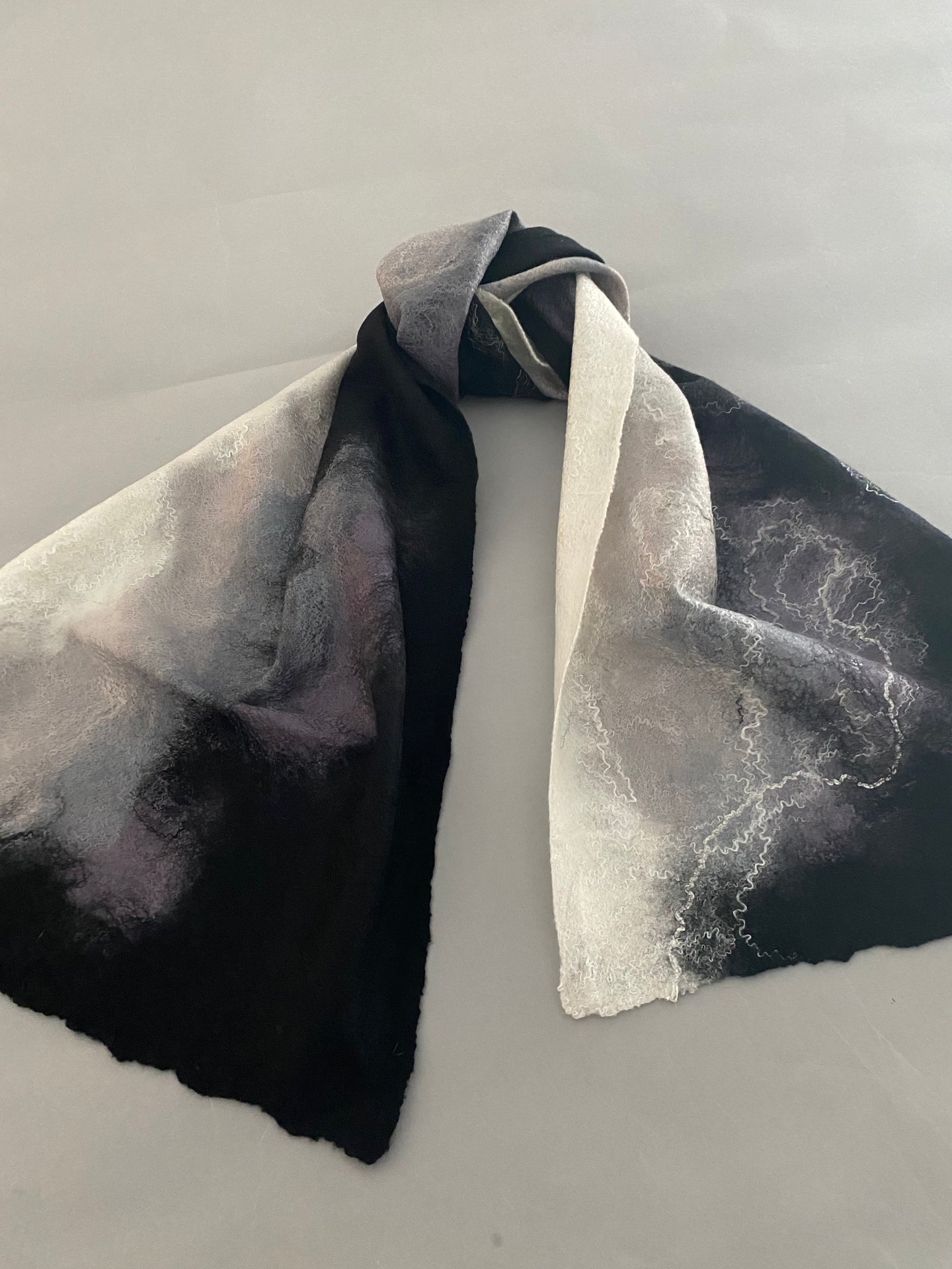 Nina Lapchyk  Nona Felt/Silk Scarf # 355